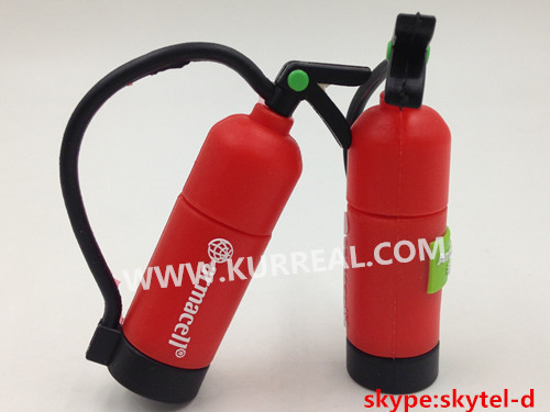 Unique Personalized Fire Extinguisher USB Flash Drives Memory Sticks Advertising Gifts for Safety and Security Trade Shows