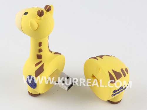 giraffe usb flash drives 8gb,cheap customized pvc usb sticks,giraffe usb giveaways