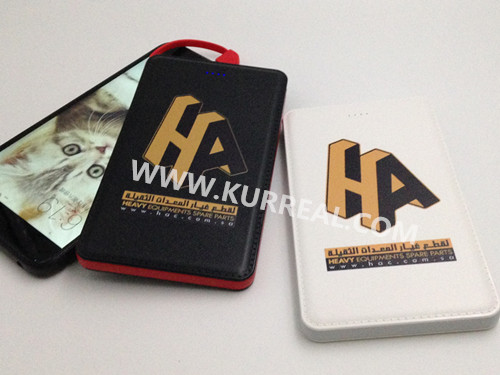 Customized Ultra Slim Power Banks 5000mAh Built In Micro Cable Charger Gift Sets For Saudi Arabia Heavy Equipment Companies