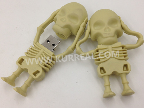 Funny 3D PVC Mummy Shaped USB Flash Drives Memory Sticks 8GB Souvenirs