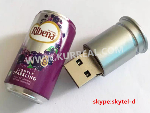 usb flash drives giveaways for food and beverage trade shows,beer can usb sticks,usb gifts for exhibition