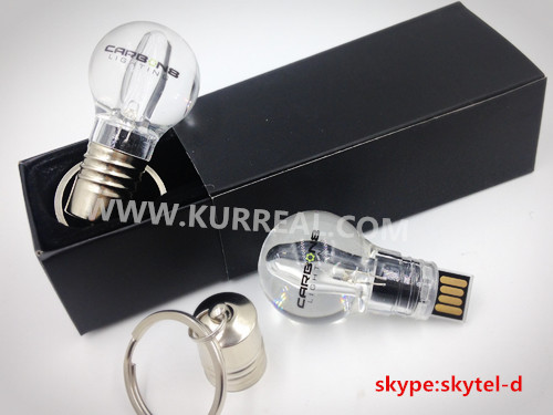 Industrial Led Lighting Companies Corporate Gifts Led Light Bulb USB Flash Drive Memory Sticks