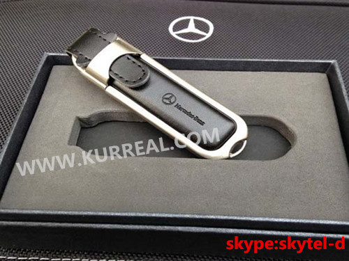 mercedes benz usb stick,luxe lederen usb flash drive,leather usb gifts