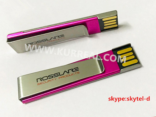 Powerful Promotional Marketing Tool Customized Metal Paper Clip USB Flash Drives Memory Sticks