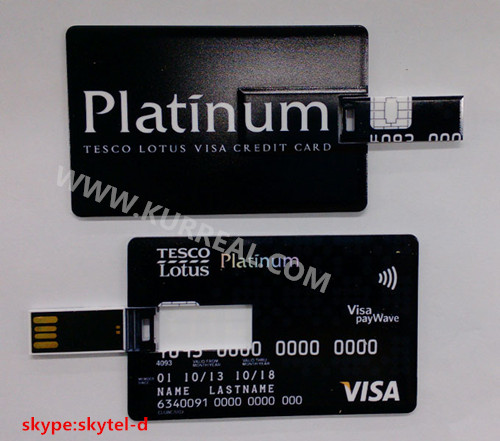 credit card usb flash drives,bank vip clients,banking companies customers gifts