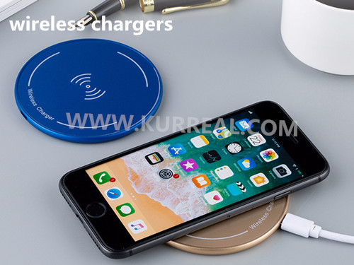 Customized Aluminum Ultra Slim QI Wireless Chargers For IphoneX/8/8 Plus, Samsung Galaxy S6/S7/S7 Edge, Nexus4, Lumia830...