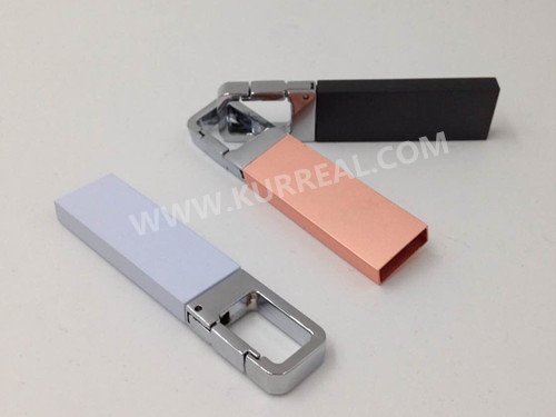 New Metal Carabiner USB Flash Drives Memory Sticks Keychain Corporate Gift Ideas