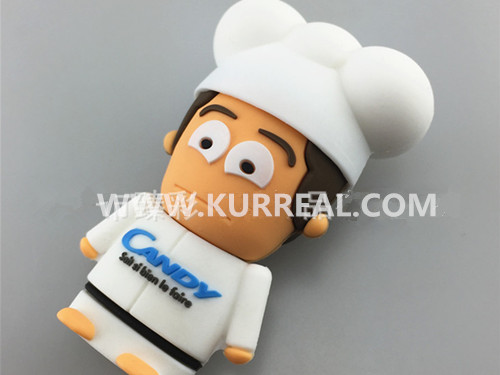 chef usb flash drives 8gb,customized people usb sticks,chef gifts