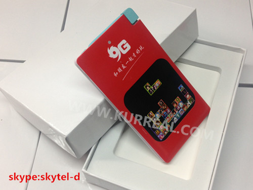 Personalized Credit Card Power Banks Mobile Chargers 2500 mAh in Full Digital Colour Printing