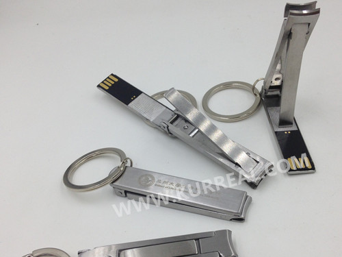 metal nail clipper usb flash drives,metal usb memory sticks keychain,nail clipper usb giveaways