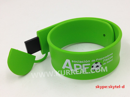 slap wristband usb,slap bracelet usb flash drives,wristband usb giveaways