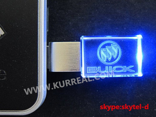 led light up usb,crystal usb flash drives,led logo usb gifts