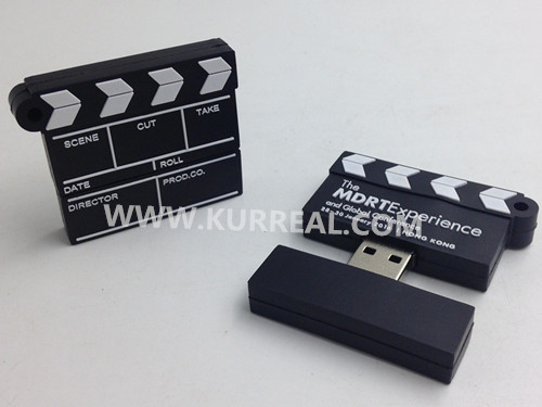 clapperboard usb memory sticks,customized clapperboard usb flash drives,film production companies giveaways