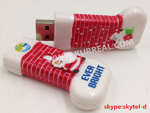 christmas giveaways,santa stocking usb flash drives,usb gifts for christmas