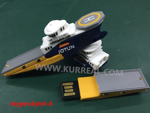 Special Custom Marine Vessel USB Flash Drives 8GB Corporate Gifts for Jotun Group Chemicals Company