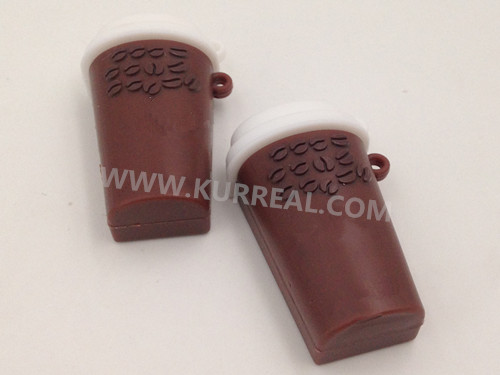 Special Cheap Advertising Gifts Custom Coffee Cup USB Flash Drives 16GB