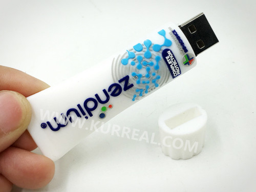 Promo Customized 3D PVC Toothpaste USB Flash Drives 8GB Gifts Giveaways For Oral Hygiene Companies