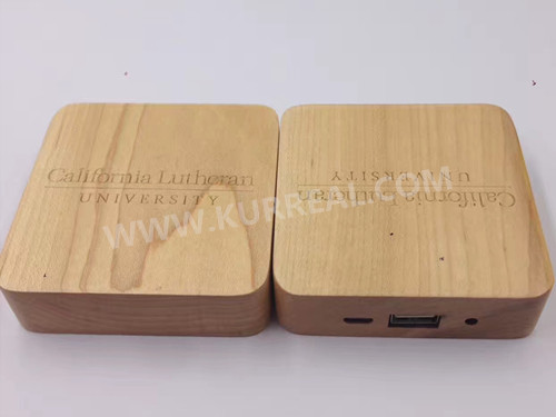 square wood power banks 5200mah,bamboo powerbanks,charger gift sets