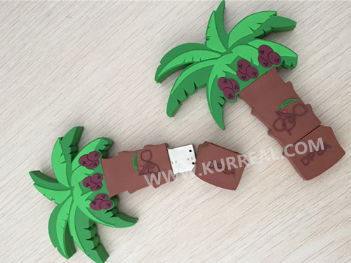 coconut palm tree shaped usb stick,coconut palm sugar companies gifts,beverage corp giveaways