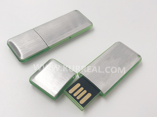 Mini Brushed Aluminum Custom USB Flash Drives Keyring Gifts Ideas