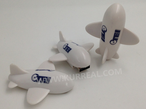 Cool Custom Plastic Airplane USB Flash Drives Corporate Gifts