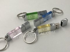 Awesome 8GB Custom Led Logo Crystal USB Flash Drives Business Gifts Ideas