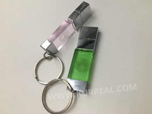 led logo usb flash drives,crystal usb memory sticks,usb business gifts