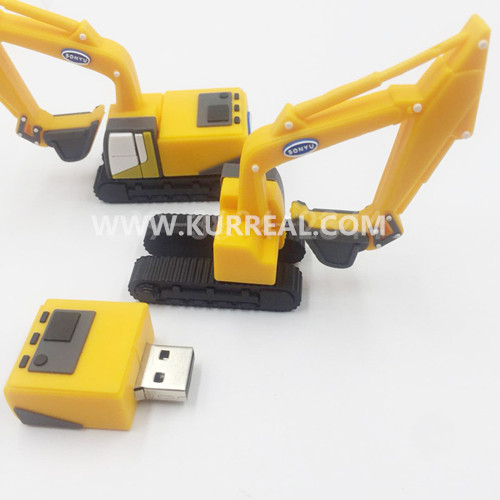 customized backhoe usb flash drives,cheap personalized 3d pvc usb memory sticks manufacturers,backhoe usb gifts