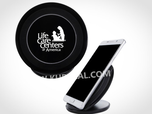 Custom Printed Wireless Phone Charging Pads Stands QI Certificates