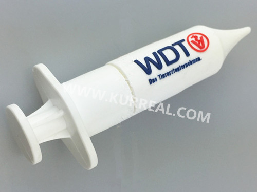 Customized 3D PVC Syringe USB Flash Drives Gifts Giveaways For Medical Companies Conference