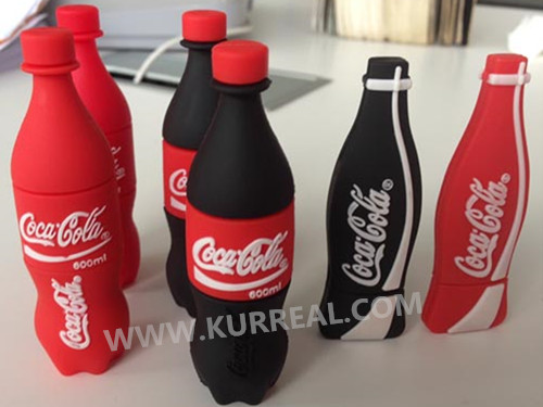 bottle usb sticks,customized 3d pvc usb flash drives,food and beverage companies giveaways