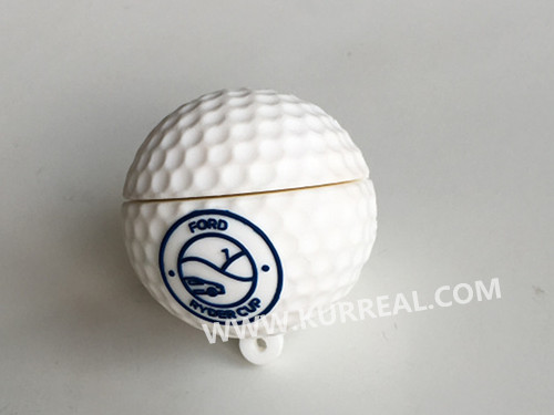 Customized Golf Ball USB Flash Drives 16GB For Golf Tournament Gifts Or Souvenirs