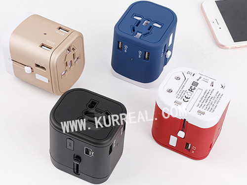 trade shows gifts for guests,world travel adapter chargers,world travel adapters giveaways for trade shows