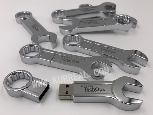 wrench usb flash drives 8gb,wrench usb memory sticks,airline companies giveaways