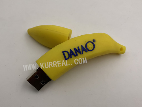 customized banana usb flash drives,banana usb memory sticks,fruit store gifts