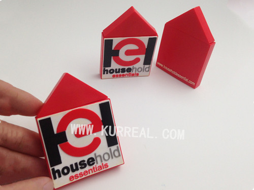 Customized PVC House Shaped USB Flash Drives 8GB Gifts Giveaways