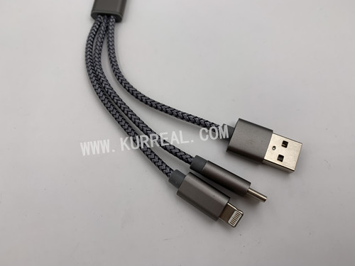 cheap metallic loop charging cables,metallic loop 3 in 1 charging cables,charging cables giveaways